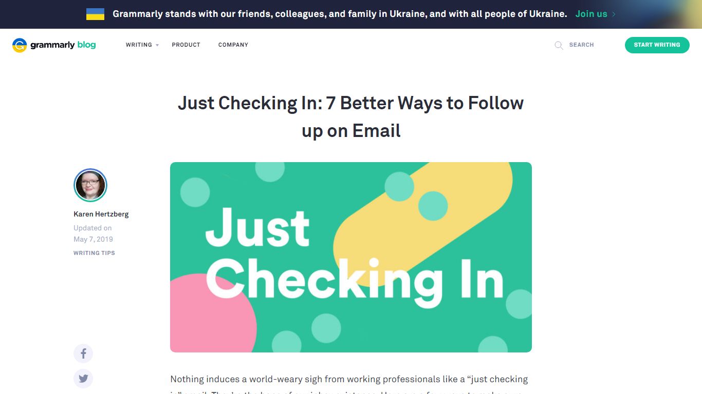 Just Checking In: 7 Better Ways to Follow up on Email